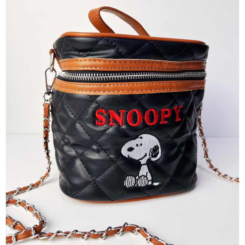 Tas Tabung Snoopy Peanuts Bag Rantai