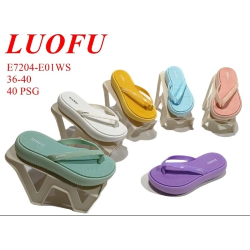 LUOFU 7204 E01WS SANDAL JEPIT WANITA/SENDAL JAPIT CEWEK