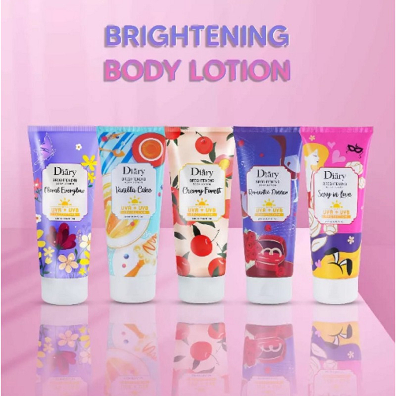 diary body lotion UV a UV b