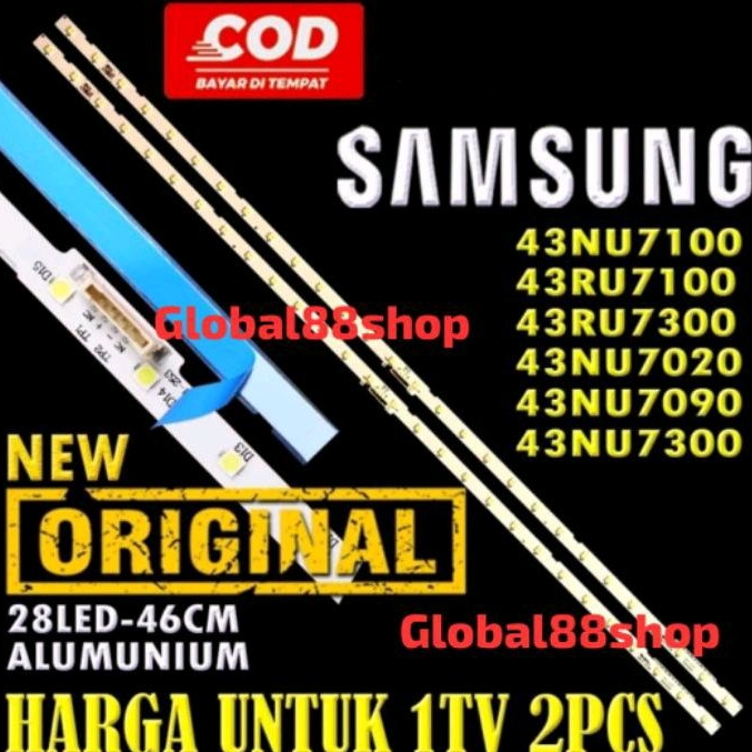 BACKLIGHT TV LED SAMSUNG UA43N5500 UA43NU7100K UA43NU7100 K UA43NU7100AK UA43NU7100 AK UA43NU7090K U