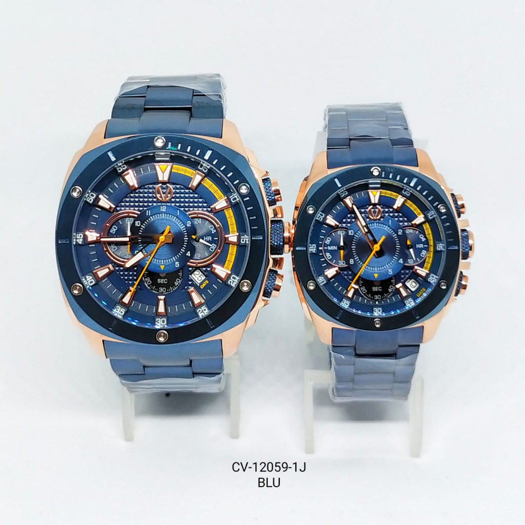 Jam Tangan Original Couple Christ Verra R-12059
