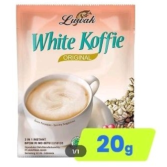 

[ RENCENG ] LUWAK WHITE COFFE ORIGINAL 20 GR