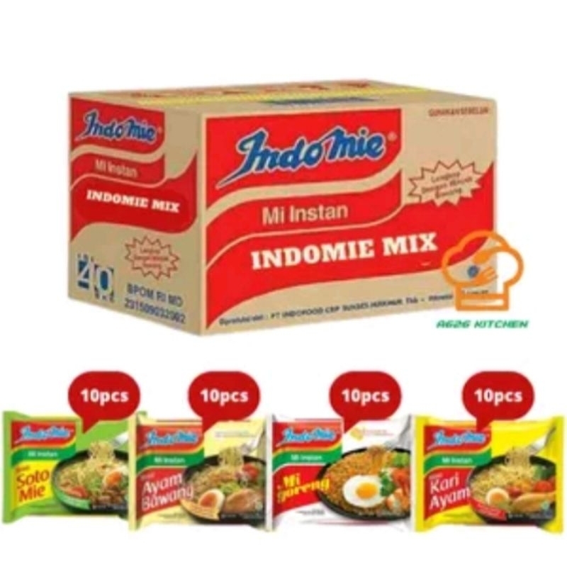 

indomie 40pcs 4 varian rasa