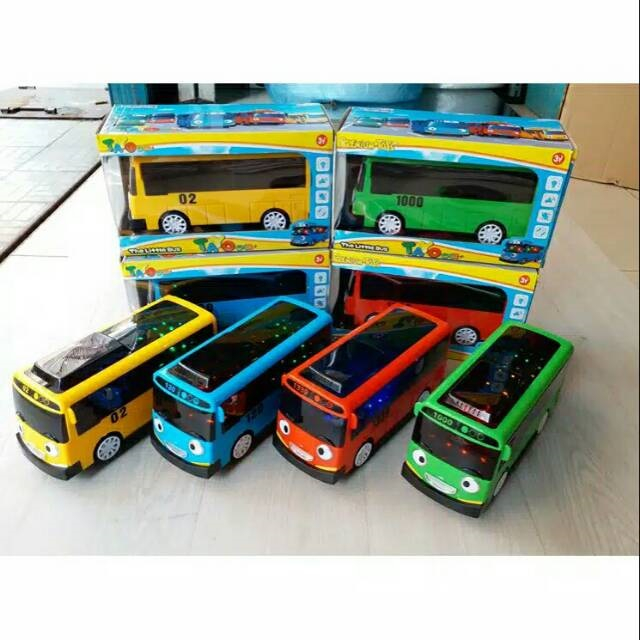 TAYO LAMPU & MUSIK Mainan Bus Tayo Besar Lampu Dan musik / The Little BUS Versi Indonesia