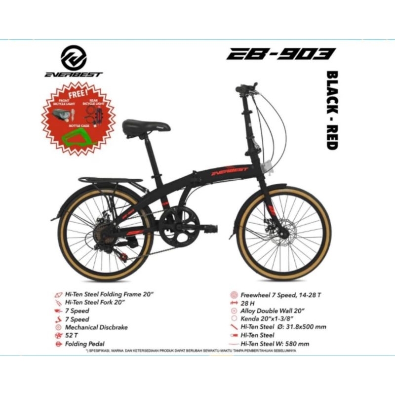 Sepeda Lipat 16 & 20 inch EVERBEST B 903