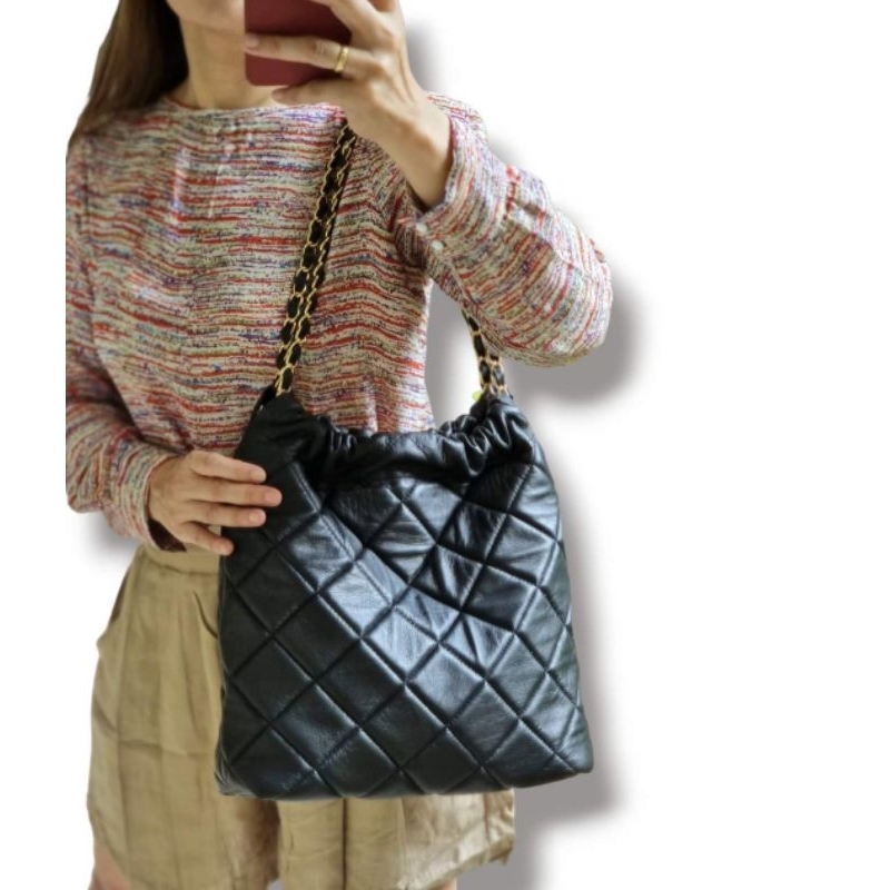 tas kulit domba asli