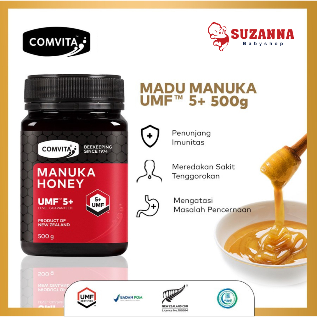 

Comvita Manuka Honey UMF5+ 500gr / Madu Murni New Zealand UMF 5+