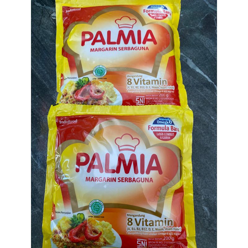 

PALMIA Margarin serbaguna 200gr isi 3pcs