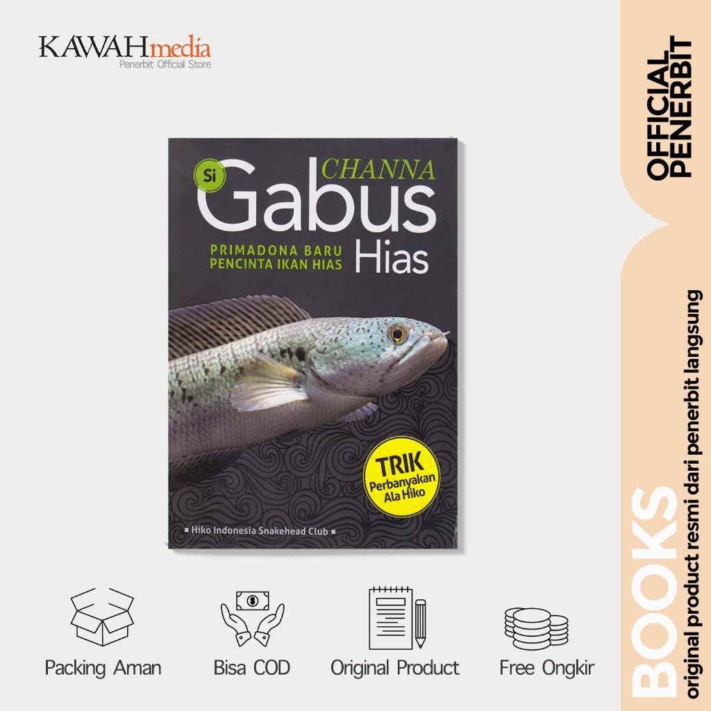 Buku Channa si Gabus Hias - Hiko Indonesia Snakehead Clib