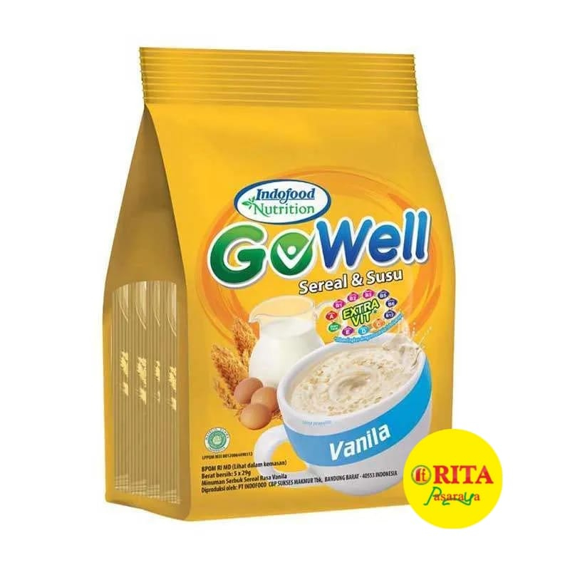 

GOWELL SEREAL & SUSU VANILA 5X29 GR