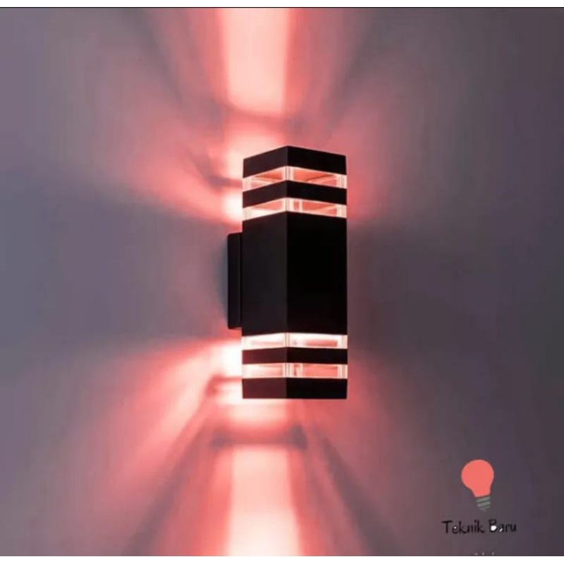 lampu hias dinding dinding tempel taman terash