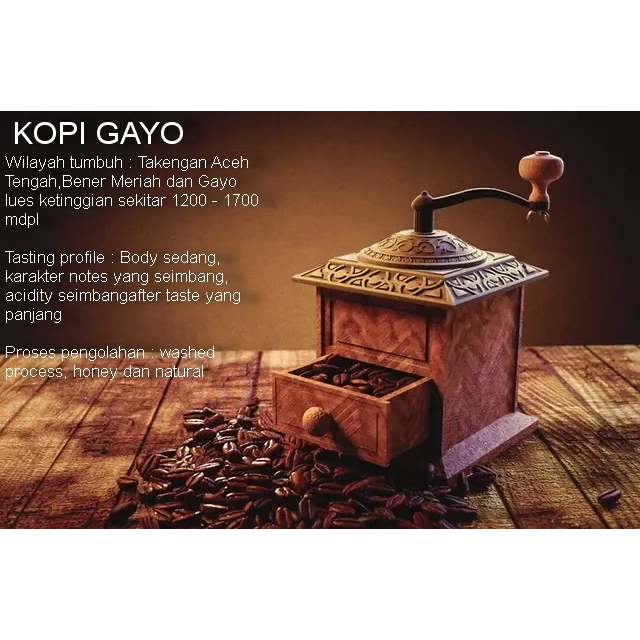 

Sab'a Coffee Kopi Gayo ARABIKA bubuk 1Kg