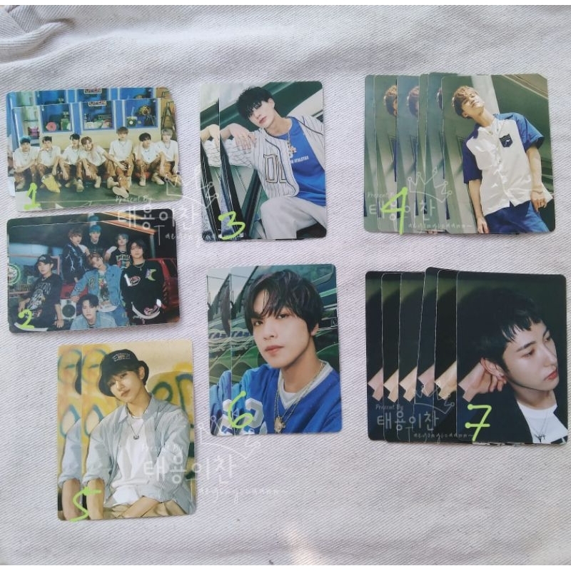 Photocard Sticker NCT Dream Beatbox Jeno Jaemin Jisung Haechan Renjun Official
