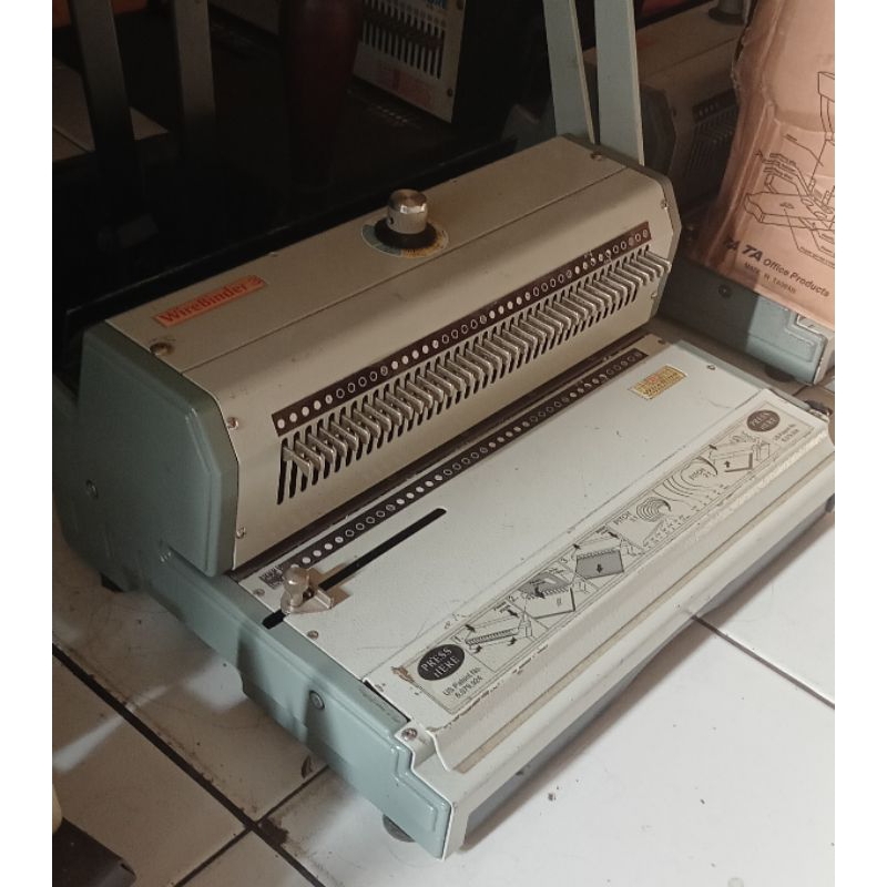MESIN JILID SPIRAL KAWAT WIREBINDER 3