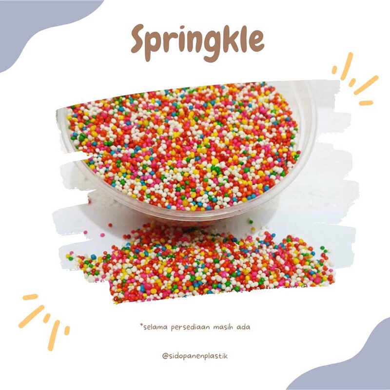 

sprinkle/springkel/hiasan toping kue/hiasan kue