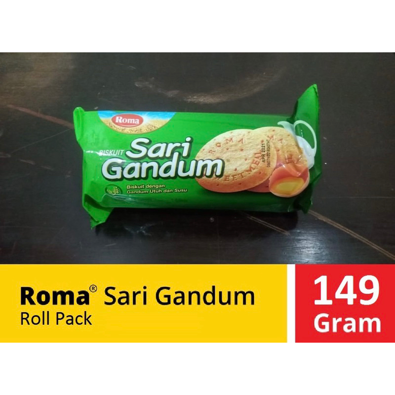 

Sari Gandum Roll Utuh Dan susu 149 Gram