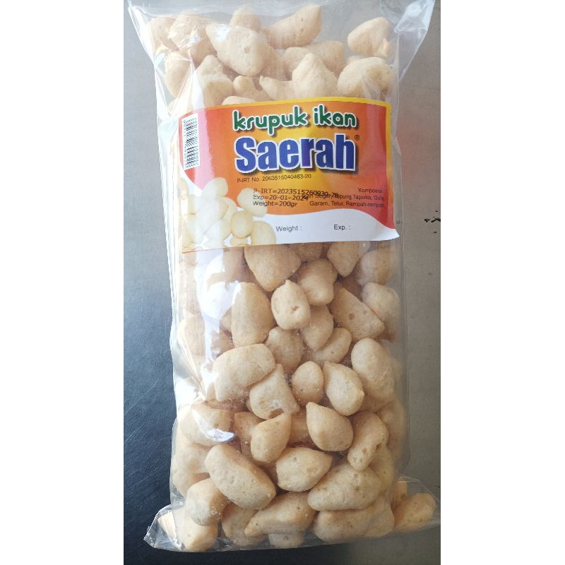 

Kuku Macan Kerupuk Ikan Ny Siok / Saerah 200 gram