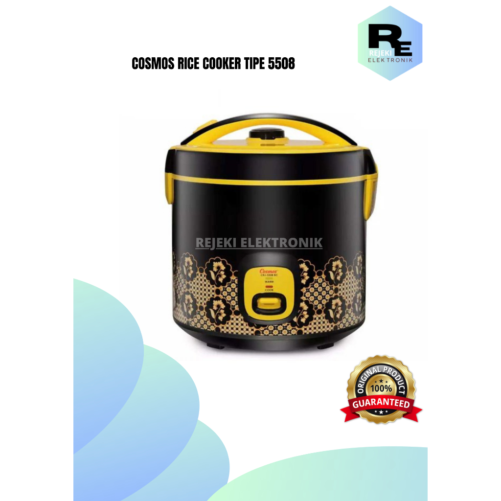 COSMOS RICE COOKER / MAGIC COM CRJ5508 BC / CRJ-5508 BC / CRJ 5508 BC CRJ5508BC (2,5 LITER) GARANSI 