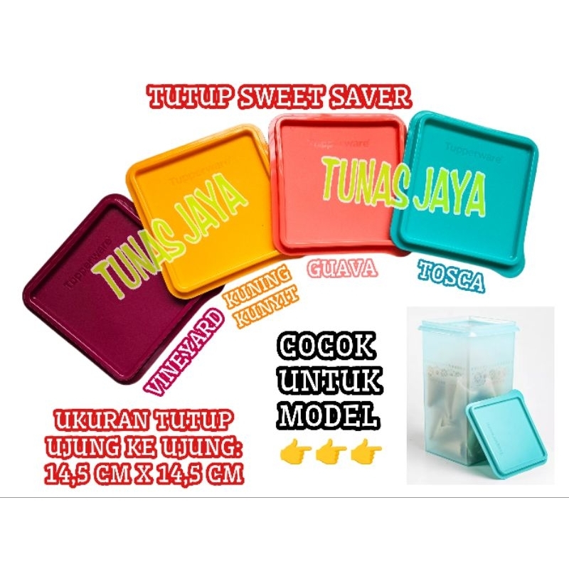 (1 PCS) TUTUP TUPPERWARE SWEET SAVER SEAL TOPLES