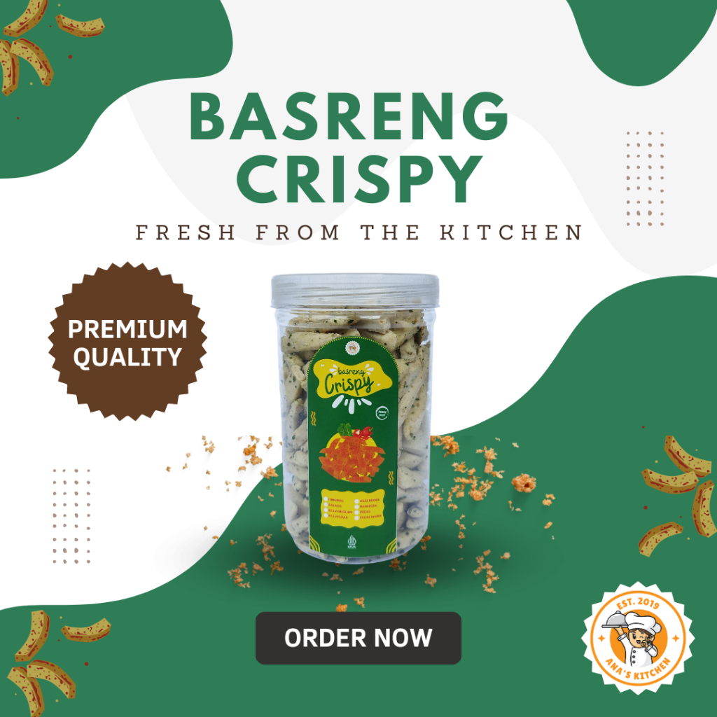 

Ana's Kitchen - Basreng Daun Jeruk 300 gram Edisi Jar