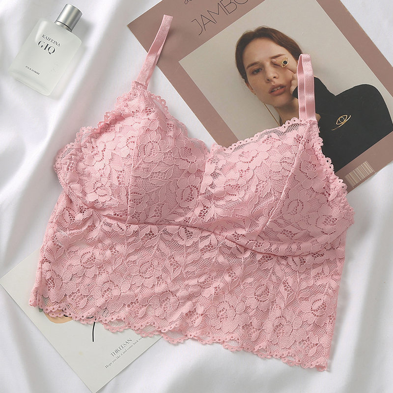 CHERRY Korean Lace Bralette / Tank Crop Top bra Inner Renda Korea