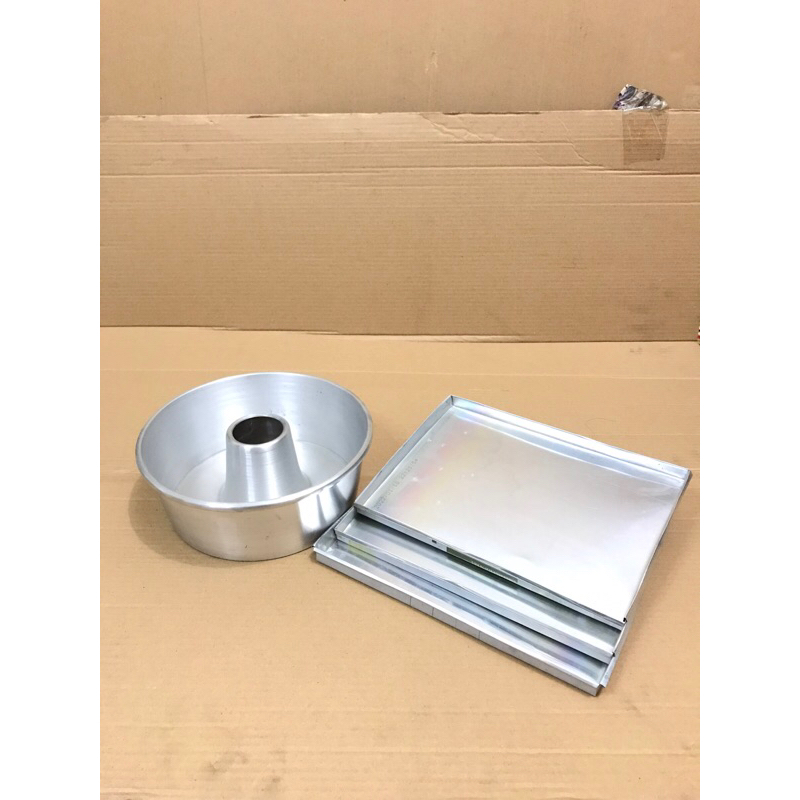 RK Oven Tangkring Kompor Open Kue 3 Susun + 2 Jenis Loyang Mini Rak Anti Karat Gratis Bima Sakti