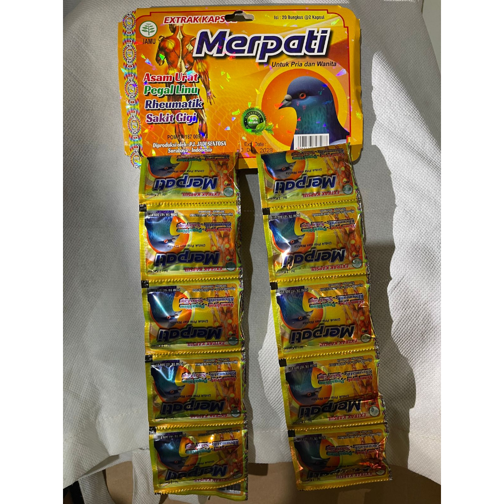 MERPATI ORIGINAL KAPSUL (ASAM URAT)