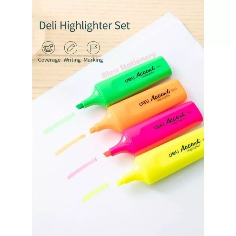 

DELI Highlighter S621 STABILO 5MM AMAN Tidak Beracun