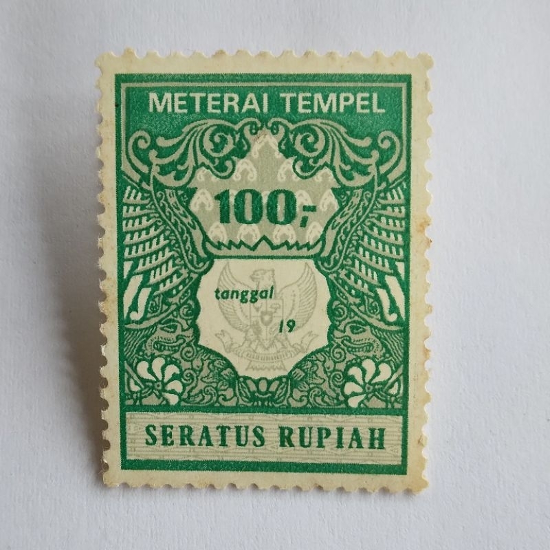 

materai Rp100 asli original