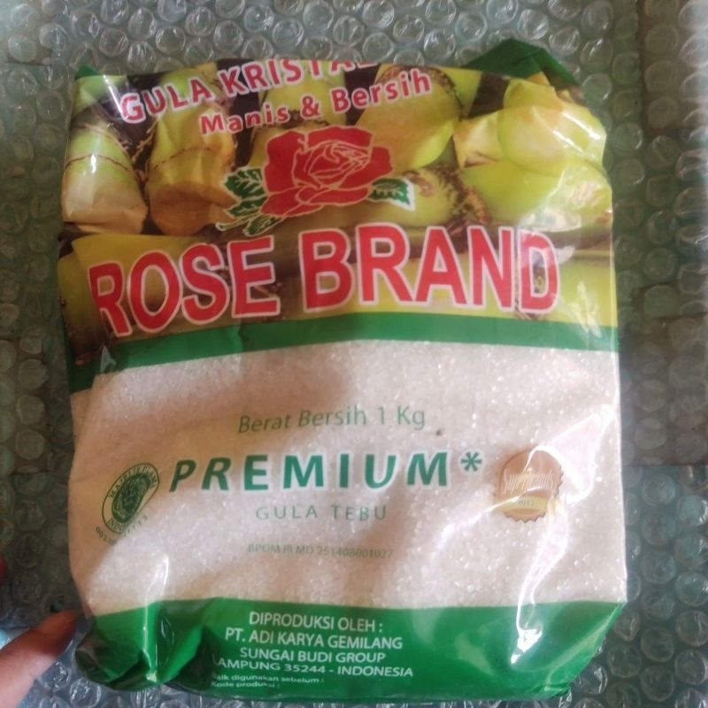 

gula pasir rose brand kemasan 1kg