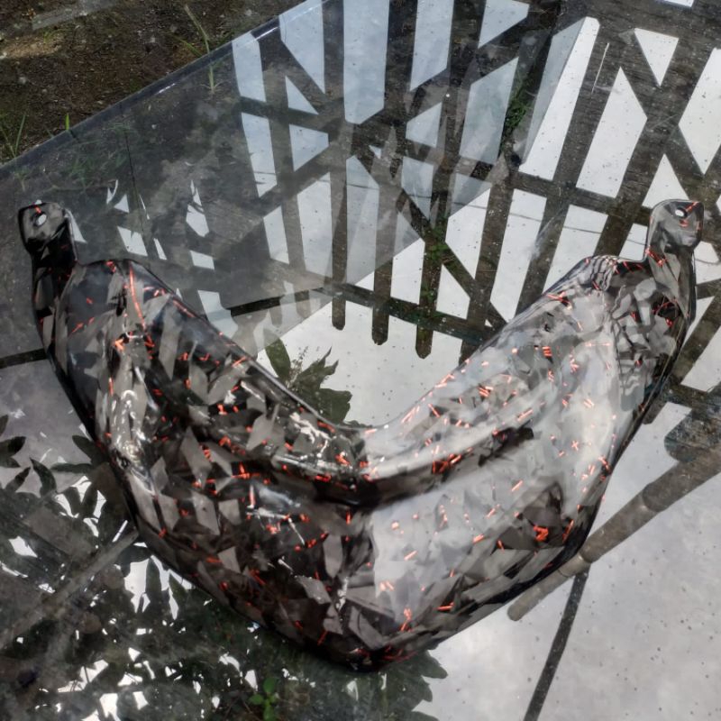 cover tail nmax old carbon forged/kevlar / ducktail nmax