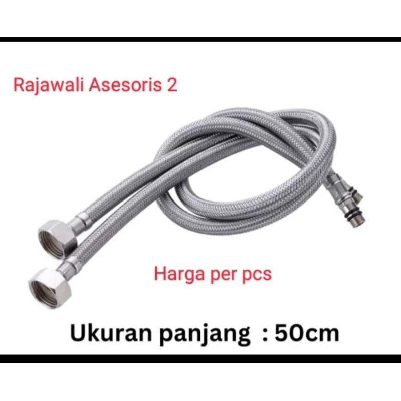 Slang Fleksibel Panas Dingin 50 cm untuk Kran Mixer / Selang Air Panas