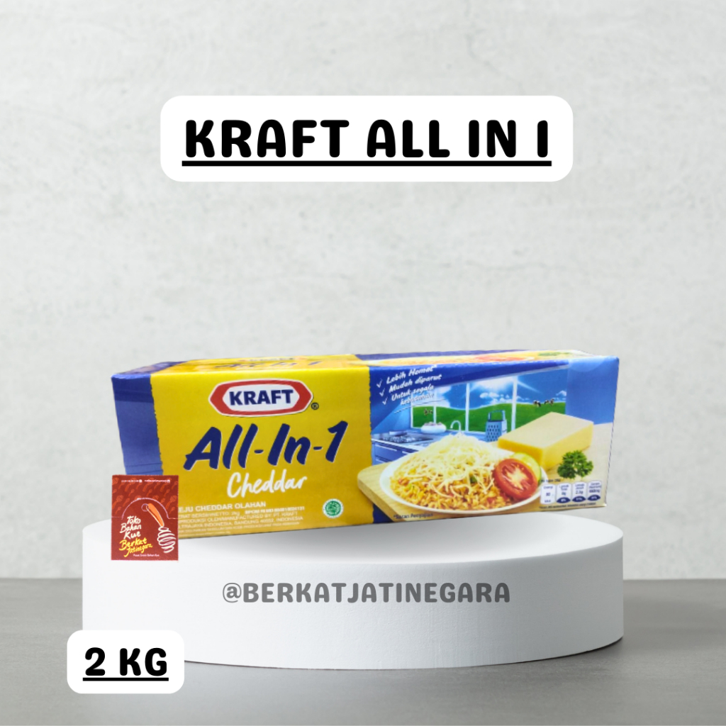 

KEJU KRAFT CHEDDAR ALL IN ONE 2 KG / CTN ( 8 PCS )