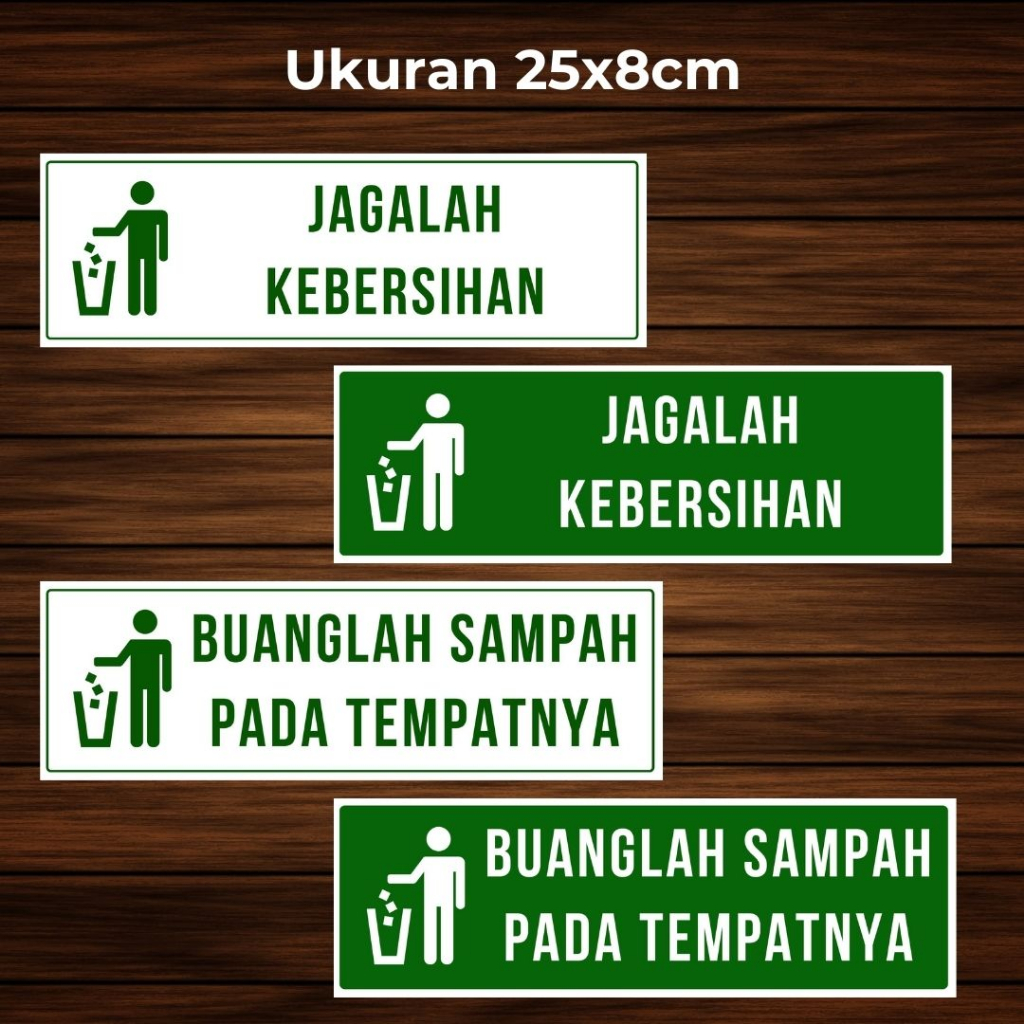 

Stiker Label Jagalah Kebersihan