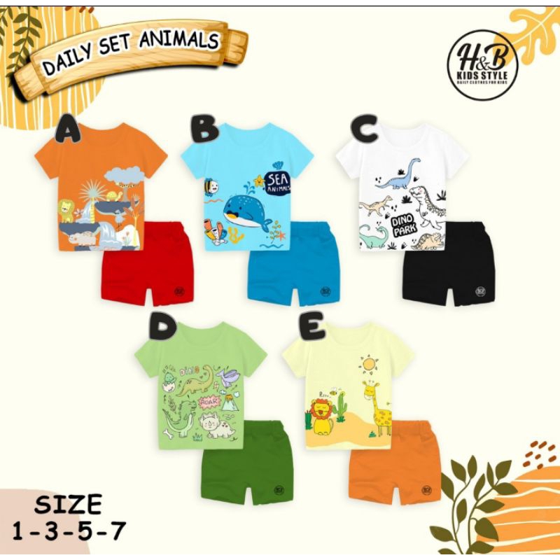 Daily set animal by:H&B kids style