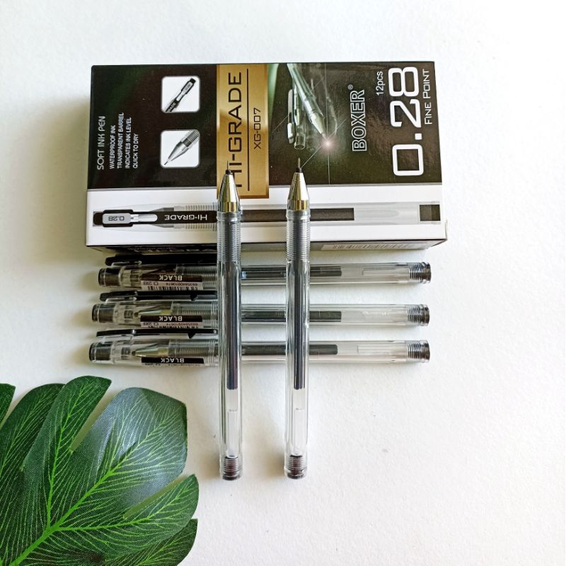 

(Isi 12) Pulpen Hi-Grade XG-007 Soft Ink Pen 0.28 mm