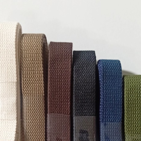 Bag Strap Cotton 25mm Buckle Premium Tali Selempang Tas Bag Straps Besi