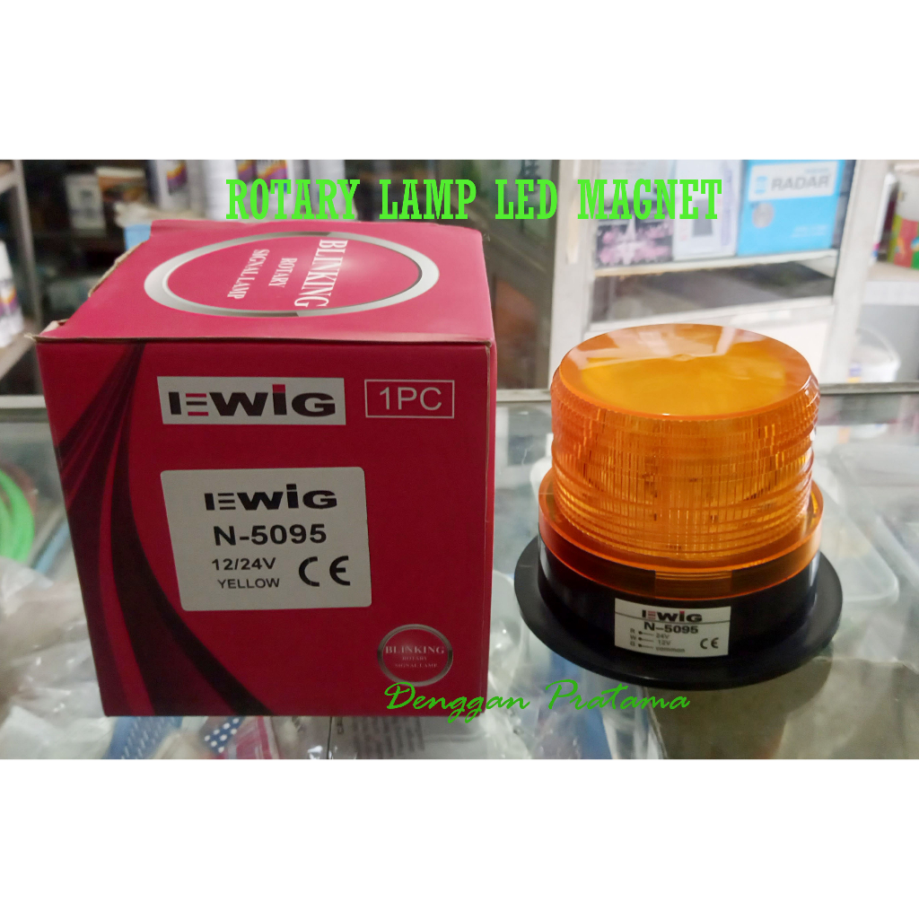 Rotary Lamp Lampu Putar Led 4" Magnet Mobil