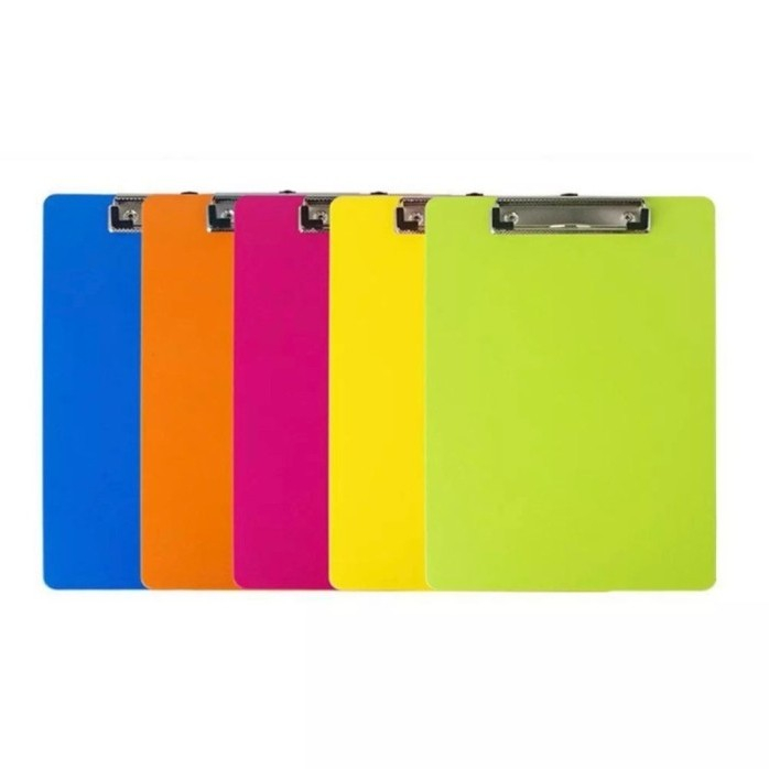

QG Clipboard Papan Klip Plastik A4 Papan Alas Ujian