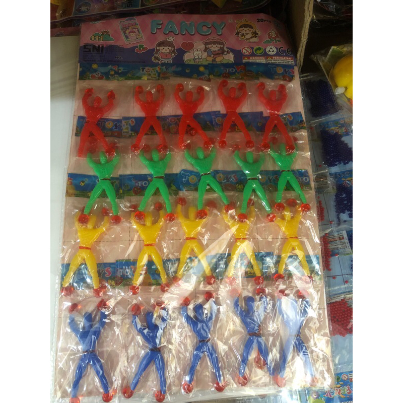 

20Pcs Sticky Spidermen Fancy