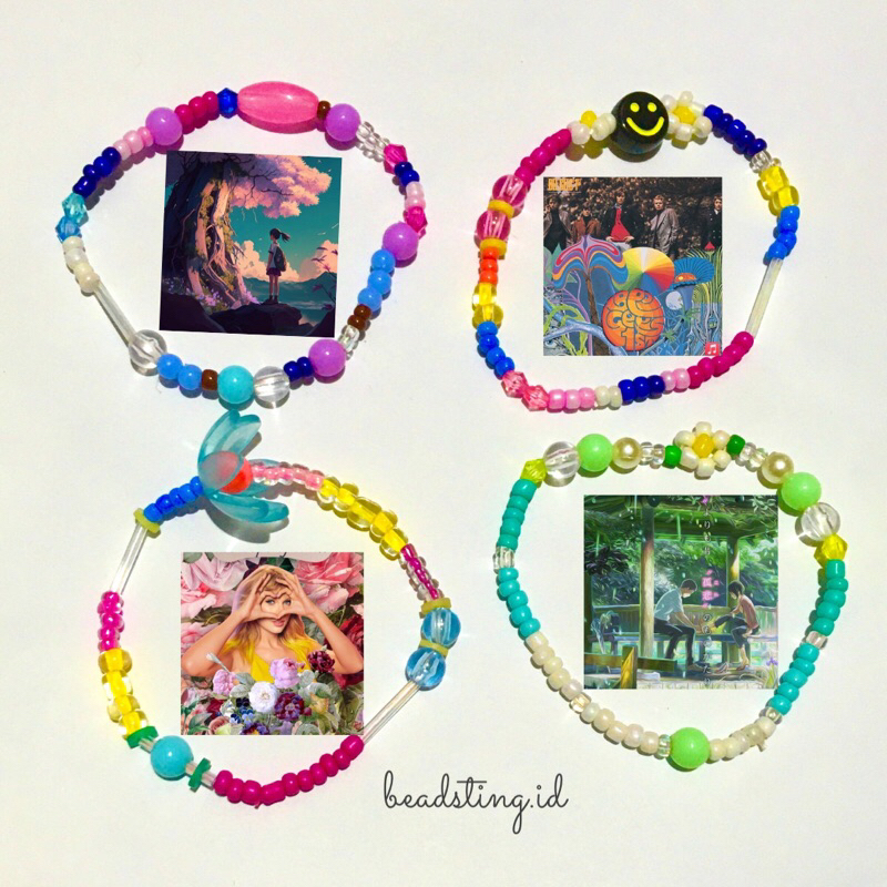 Gelang Korea Manik colorfull edition spotify | premium