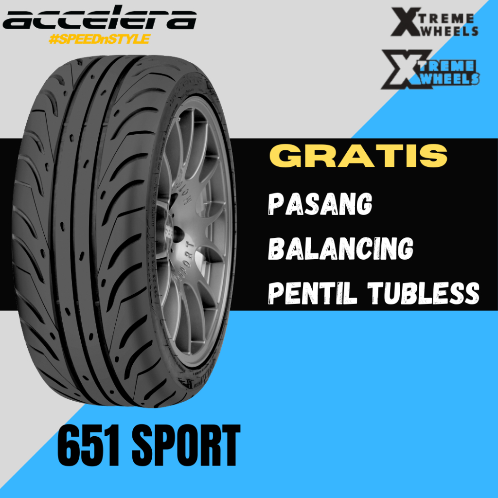 Ban Mobil Semislik 195 50 R15 Accelera 651 Sport Ukuran 195/50 R15 Murah Dan Awet