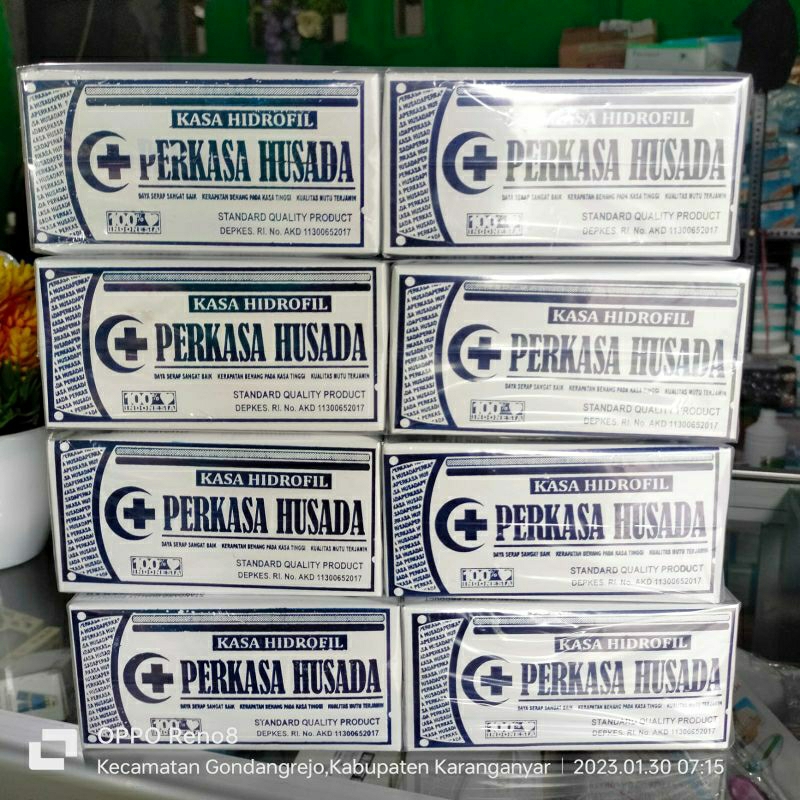 kasa kotak steril / kassa perban kotak steril perkasa/ kasa perpak besar isi 10 box kecil