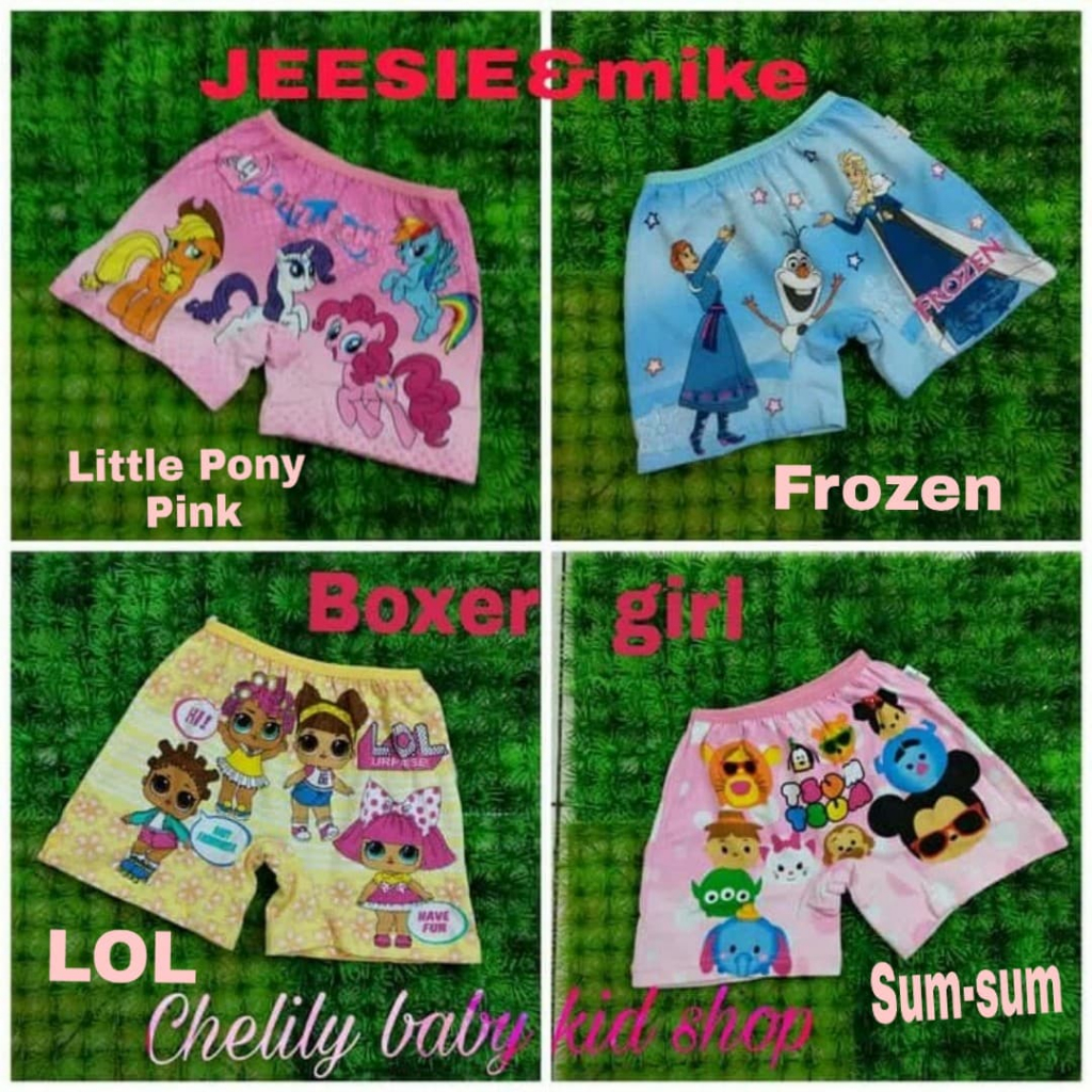 Celana Dalam Anak Jessie Mike Perempuan Boxer /Boxer Girl