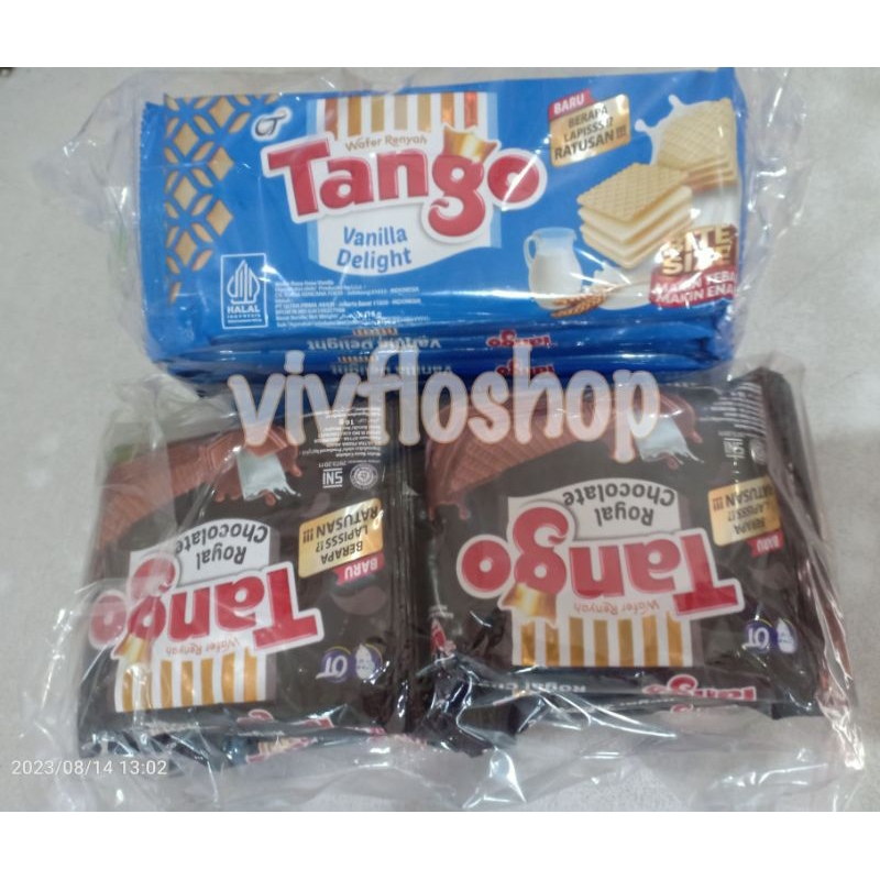 

Wafer Tango Kemasan Renceng (10 x 16 gram)