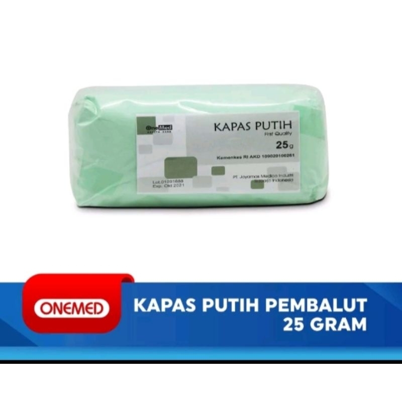 Kapas putih pembalut luka  onemed/ kapas luka onemed