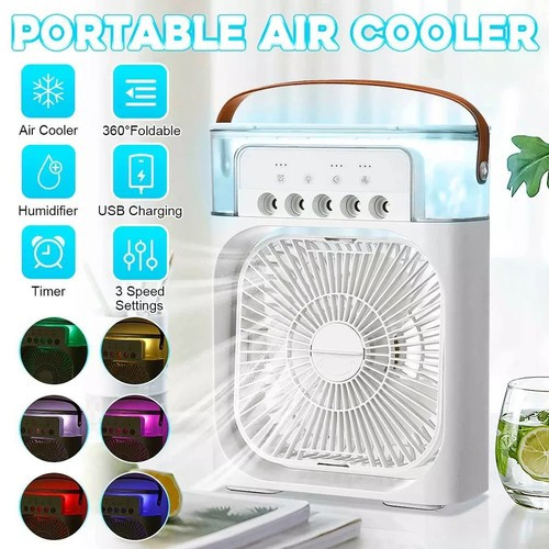 Kipas Pendingin / Kipas Angin Kabut / Air Coller Fan Ac Mini Portable 600ml