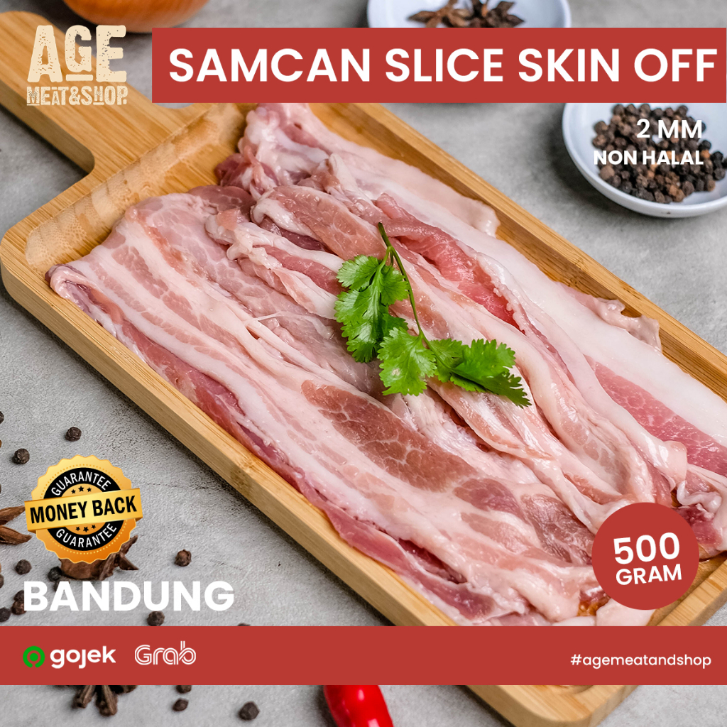 

SAMCAN SLICE SKIN OFF (TANPA KULIT) 5MM 500 Gram