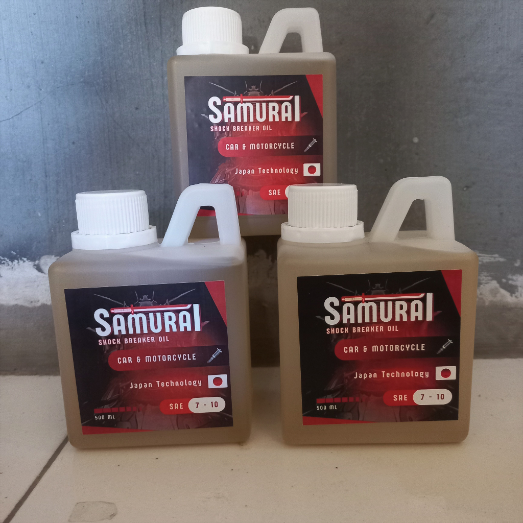 samurai oil oli shock breaker skok sok depan belakang motor/mobil standart japan