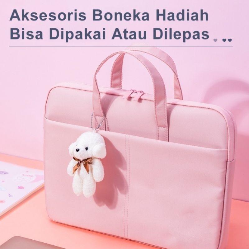 Tas Laptop Notebook Gadget Tas Wanita Wateroof 14/15 Inc